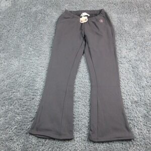 Body Pants Womens 2XL Gray Fleece Flare Sweatpants Drawstring BODY 30x34.5 NWT